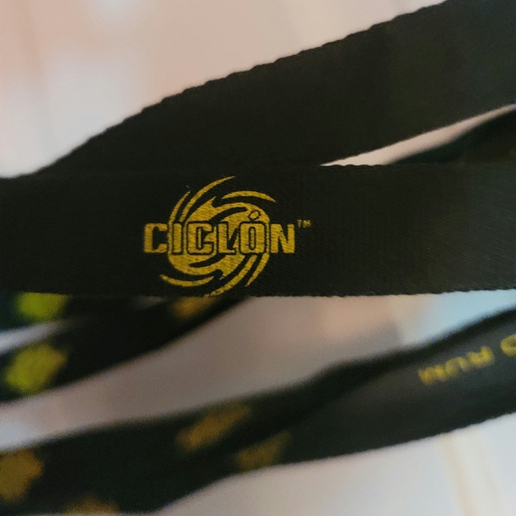 SET OF 5  " TEQUILA SPIKED RUM" BLACK & GOLD LANYARDS - Picture 5 of 5